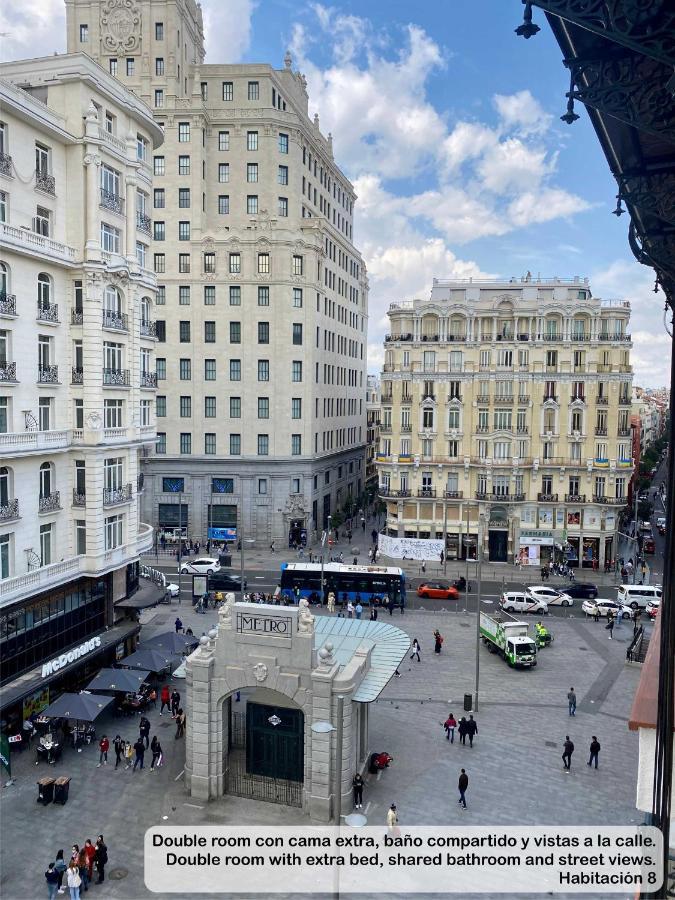 Gran Via Sol Rooms Madri Exterior foto